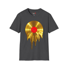 Load image into Gallery viewer, Melting Gold Record Unisex Softstyle T-Shirt