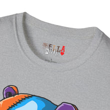 Load image into Gallery viewer, Tired Colorful Bear Unisex Softstyle T-Shirt