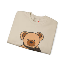 Load image into Gallery viewer, Brown Scarf Teddy Bear Sweatshirt