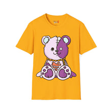 Load image into Gallery viewer, Purple Two Tone Teddy Bear T-shirt