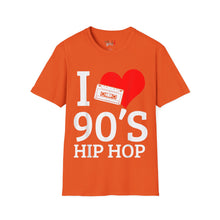 Load image into Gallery viewer, I Love 90's Hip Hop Unisex Softstyle T-Shirt