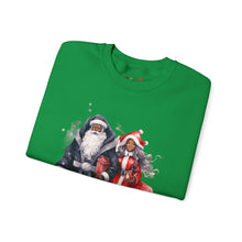 Load image into Gallery viewer, Black Santa 11 Unisex Heavy Blend™ Crewneck Sweatshirt