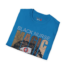 Load image into Gallery viewer, Black Nurse Magic Unisex Softstyle T-Shirt