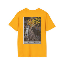 Load image into Gallery viewer, XVI The Tower Rear Print T-Shirt