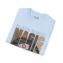 Load image into Gallery viewer, Black Nurse Magic Unisex Softstyle T-Shirt