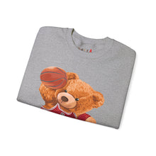 Load image into Gallery viewer, Basketball Teddy Bear Sweatshirt