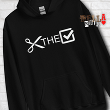 Load image into Gallery viewer, Cut the Check Unisex Hoodie