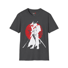 Load image into Gallery viewer, Red Moon Samurai Unisex Softstyle T-Shirt