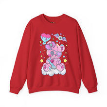 Load image into Gallery viewer, Doughnut Heart Teddy Bear Sweatshirt