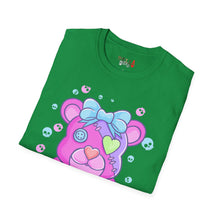 Load image into Gallery viewer, Purple Pink Teddy Bear T-shirt