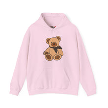 Load image into Gallery viewer, Brown Scarf Teddy Bear Hoodie