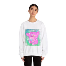 Load image into Gallery viewer, Purple Teddy Bear Sweatshirt