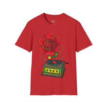 Load image into Gallery viewer, Rose Gramaphone Unisex Softstyle T-Shirt