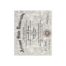 Load image into Gallery viewer, Custom Diploma Blanket