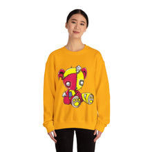Load image into Gallery viewer, Red Yellow Patches Teddy Bear Sweatshirt