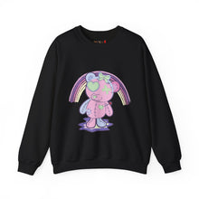 Load image into Gallery viewer, Green Heart Eye Teddy Bear Sweatshirt