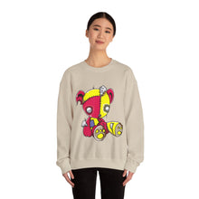 Load image into Gallery viewer, Red Yellow Patches Teddy Bear Sweatshirt
