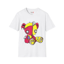 Load image into Gallery viewer, Red & Yellow Teddy Bear Unisex Softstyle T-Shirt