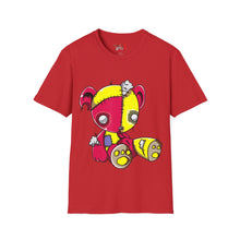 Load image into Gallery viewer, Red & Yellow Teddy Bear Unisex Softstyle T-Shirt