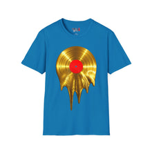 Load image into Gallery viewer, Melting Gold Record Unisex Softstyle T-Shirt