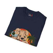 Load image into Gallery viewer, DJ Teddy Bear Unisex Softstyle T-Shirt