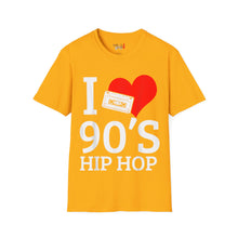 Load image into Gallery viewer, I Love 90's Hip Hop Unisex Softstyle T-Shirt