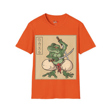 Load image into Gallery viewer, Samurai Frog Unisex Softstyle T-Shirt