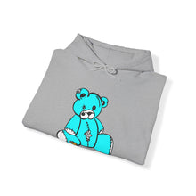 Load image into Gallery viewer, Missing Button Eye Teddy Bear Hoodie