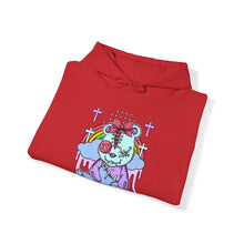Load image into Gallery viewer, Stitched Eyes Teddy Bear Hoodie