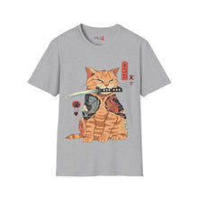 Load image into Gallery viewer, Samurai Kitty Unisex Softstyle T-Shirt