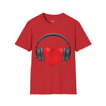 Load image into Gallery viewer, Heart Music Unisex Softstyle T-Shirt