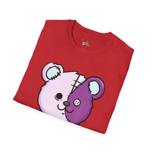 Load image into Gallery viewer, Purple Two Tone Teddy Bear T-shirt