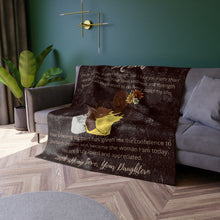 Load image into Gallery viewer, To My Mom From Daughter 5 Crushed Velvet Blanket