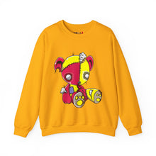 Load image into Gallery viewer, Red Yellow Patches Teddy Bear Sweatshirt