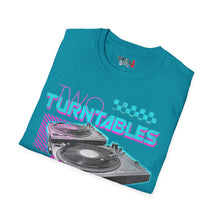 Load image into Gallery viewer, Two Turntables and a Microphone Unisex Softstyle T-Shirt
