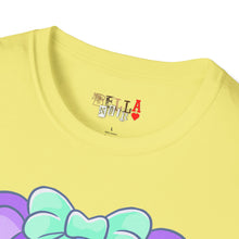 Load image into Gallery viewer, Purple Heart Eye Teddy Bear T-shirt