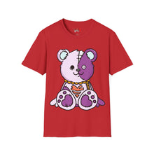 Load image into Gallery viewer, Purple Two Tone Teddy Bear T-shirt