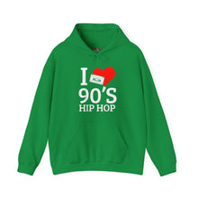 Load image into Gallery viewer, I Love 90's Hip Hop Heavy Blend Unisex Hoodie