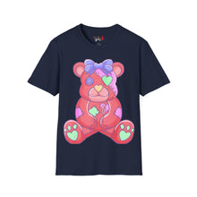 Load image into Gallery viewer, Orange Heart Eye Teddy Bear T-shirt