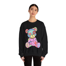 Load image into Gallery viewer, Pink Heart Eye Teddy Bear Sweatshirt