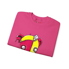 Load image into Gallery viewer, Red Yellow Patches Teddy Bear Sweatshirt