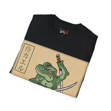 Load image into Gallery viewer, Samurai Frog Unisex Softstyle T-Shirt