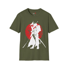 Load image into Gallery viewer, Red Moon Samurai Unisex Softstyle T-Shirt