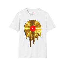 Load image into Gallery viewer, Melting Gold Record Unisex Softstyle T-Shirt