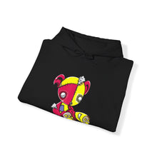 Load image into Gallery viewer, Red Yellow Patches Teddy Bear Hoodie