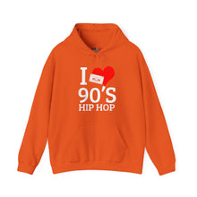 Load image into Gallery viewer, I Love 90's Hip Hop Heavy Blend Unisex Hoodie
