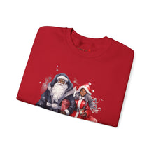 Load image into Gallery viewer, Black Santa 11 Unisex Heavy Blend™ Crewneck Sweatshirt