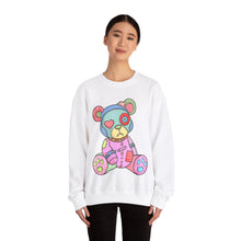 Load image into Gallery viewer, Pink Heart Eye Teddy Bear Sweatshirt