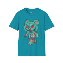 Load image into Gallery viewer, Evil Patched Teddy Bear Unisex Softstyle T-Shirt