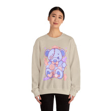 Load image into Gallery viewer, Pastel Baby Blue Teddy Bear Sweatshirt